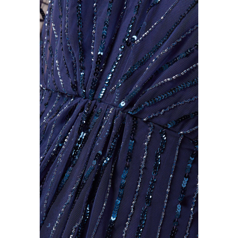 Mac Duggal - Beaded Gown Blue