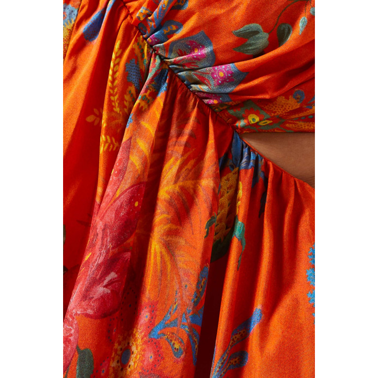 Zimmermann - Ginger Frill Midi Dress in Silk