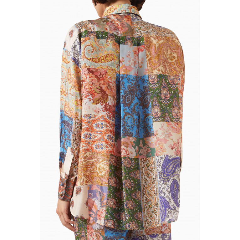 Zimmermann - Devi Manstyle Shirt in Silk