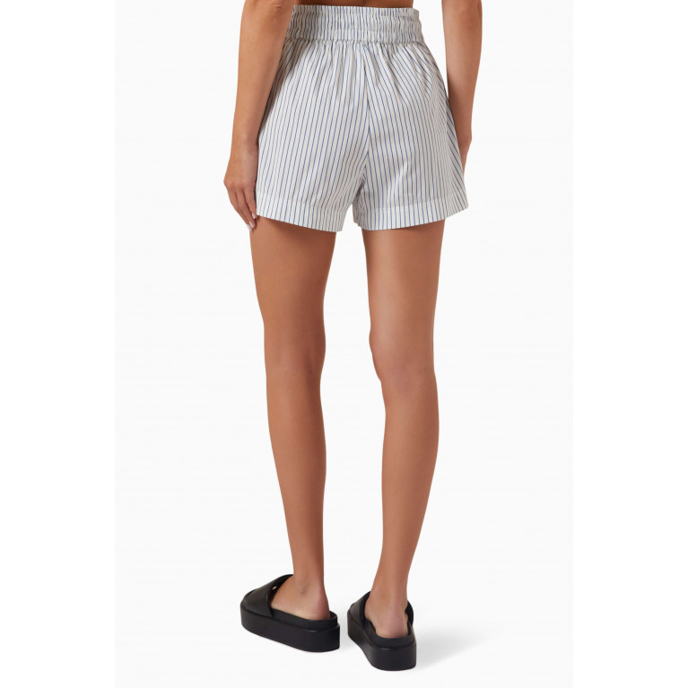 Frame - Drawstring Lounge Shorts in Cotton White