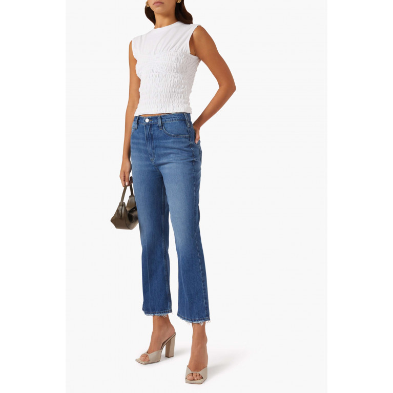 Frame - Le High 'N' Tight Crop Mini Boot Jeans in Denim