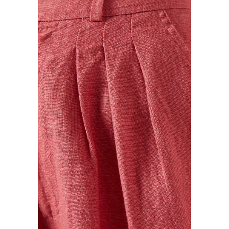 Posse - Louis High-waist Pants in Linen