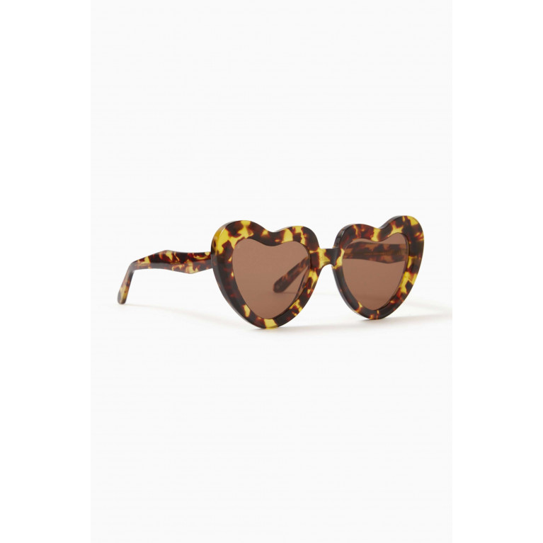 Jimmy Fairly - The Coeur Heart-shaped Sunglasses in Acetate