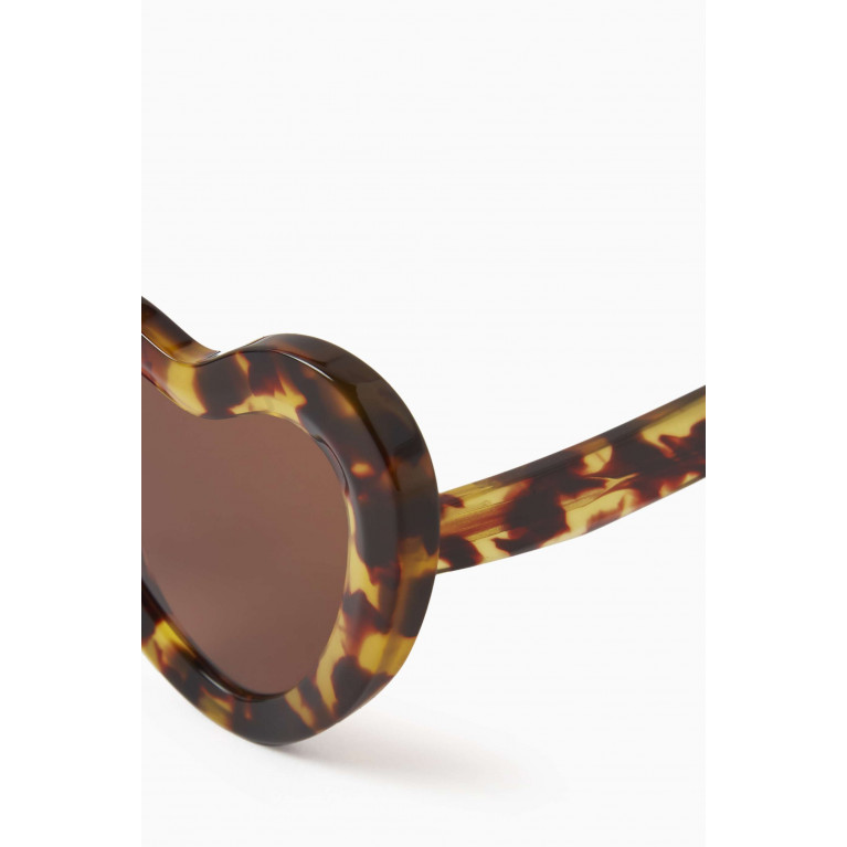Jimmy Fairly - The Coeur Heart-shaped Sunglasses in Acetate