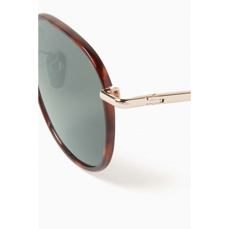 Jimmy Fairly - The Saddle Sunglasses in Metal