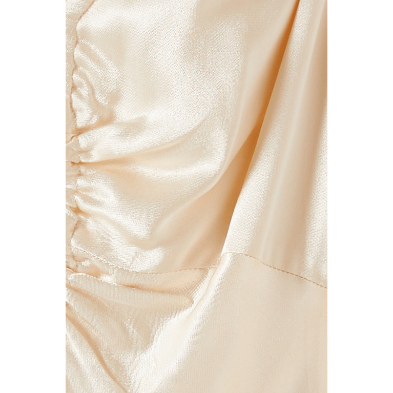 Shona Joy - La Lune Flared-sleeve Maxi Dress in Viscose-silk