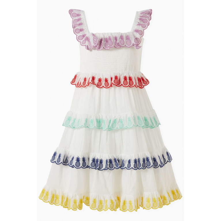 Zimmermann - Raie Shirred Picnic Dress in Cotton
