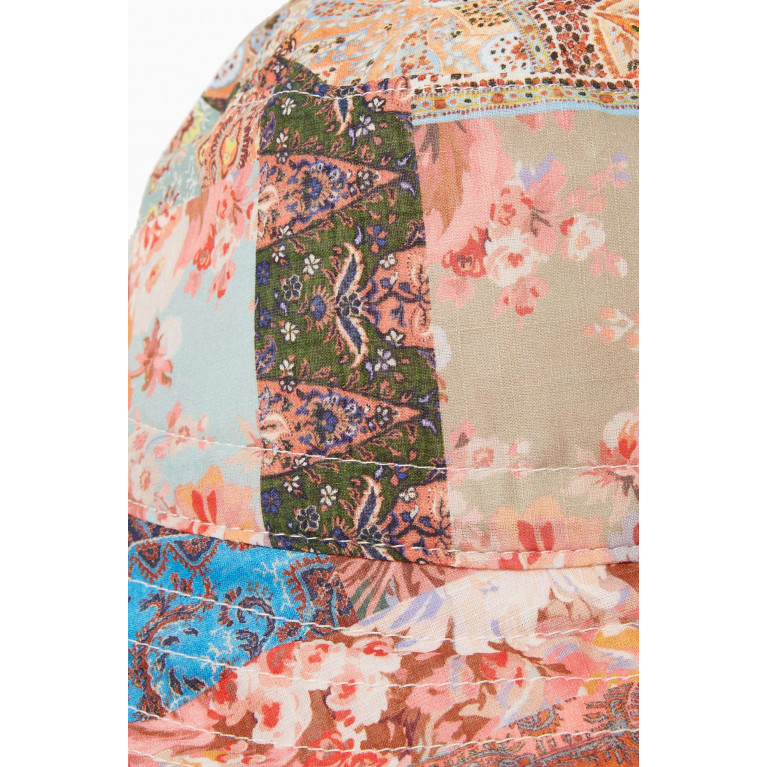 Zimmermann - Reversible Floral-print Bucket Hat in Cotton Multicolour