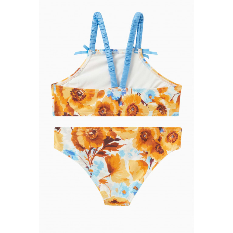 Zimmermann - Floral-print Two-piece Swimsuit in Polyamide