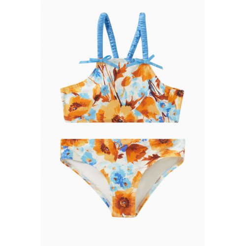 Zimmermann - Floral-print Two-piece Swimsuit in Polyamide