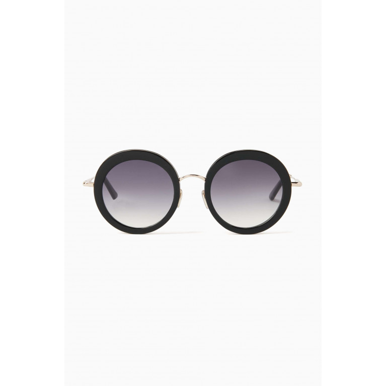 Jimmy Fairly - The Gina Round Sunglasses in Acetate & Metal