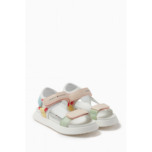 Tommy Hilfiger - Velcro Sandals in Faux Leather