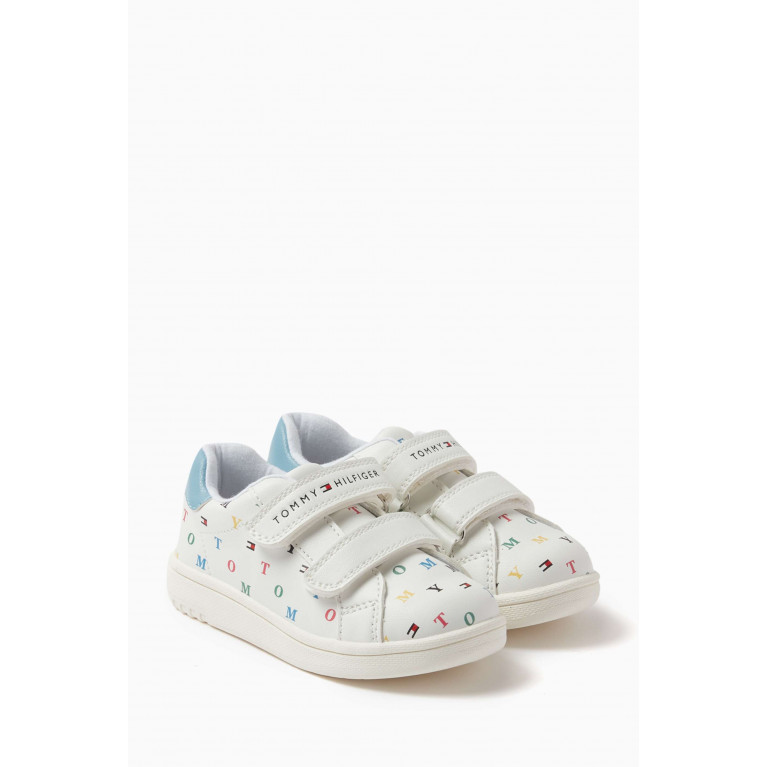 Tommy Hilfiger - TH Logo Low-top Sneakers in Faux Leather
