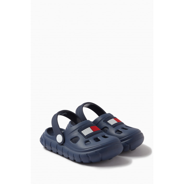 Tommy Hilfiger - TH Flag Comfy Sandals in Rubber