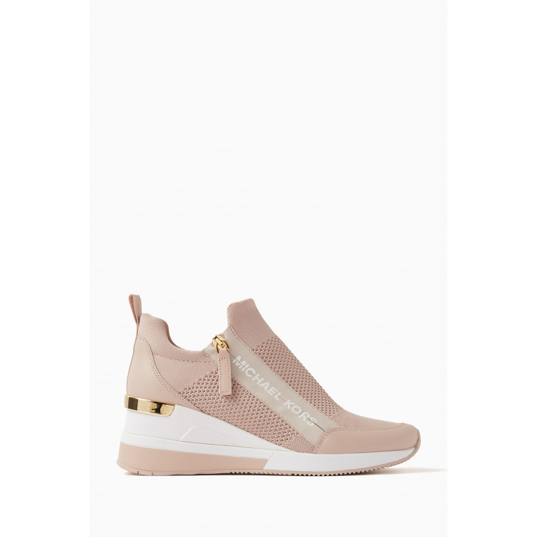 MICHAEL KORS - Willis Wedge Sneakers in Stretch-knit