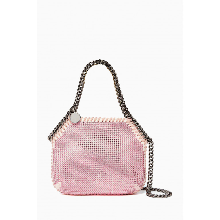 Stella McCartney - Mini Falabella Shoulder Bag in Crystal Strass Pink