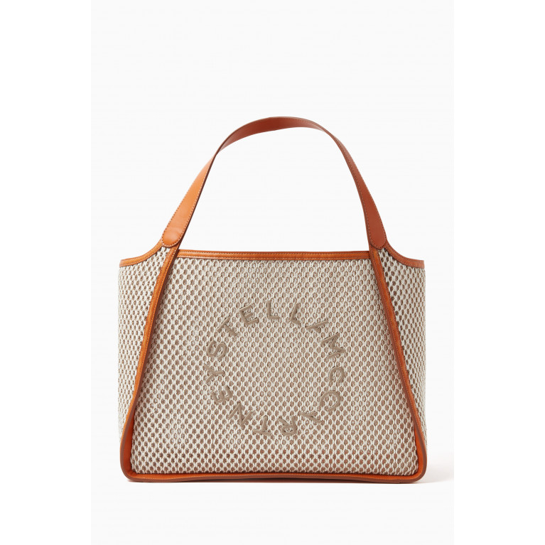 Stella McCartney - Medium Stella Logo Tote Bag in Rope Mesh