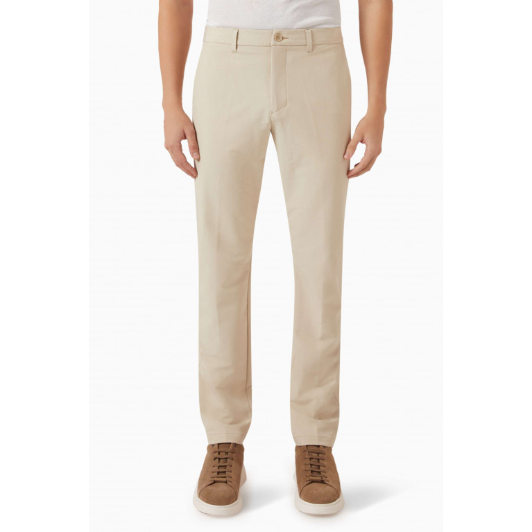 Boss - Slim-fit Chinos in Water-repellant Stretch Fabric