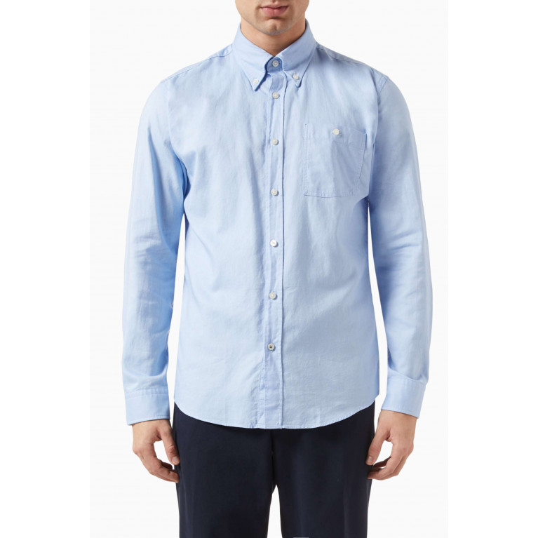 Boss - Button-down Oxford Shirt in Cotton