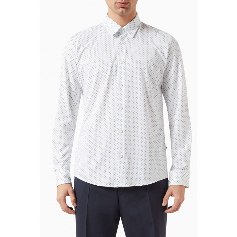 Boss - Kent Collar Shirt in Cotton Blend