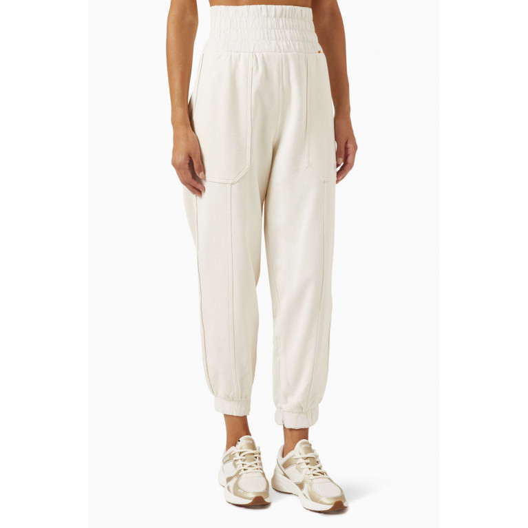 Boss - Eflim Ruched Waistband Trackpants in Cotton