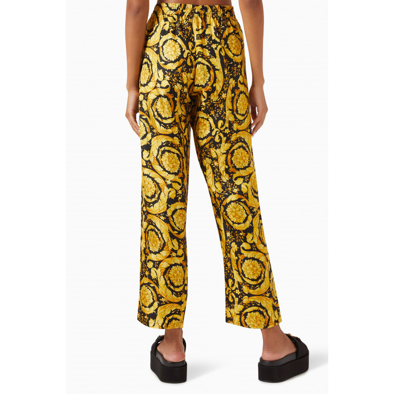 Versace - Barocco-print Pyjama Pants in Silk-twill