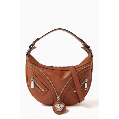Versace - SmallRepeat Hobo Bag in Leather