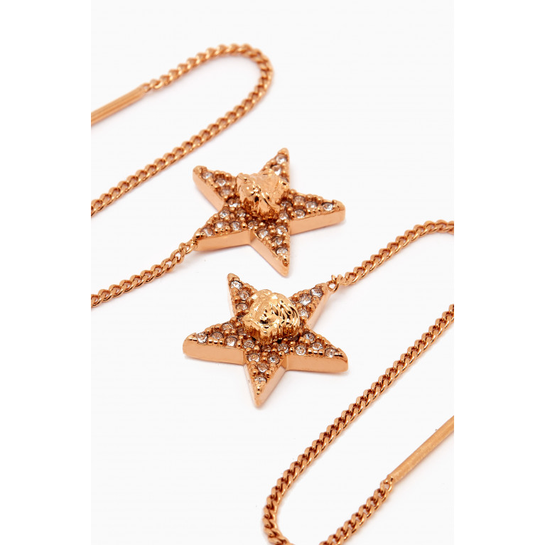 Versace - Medusa Star Hanging Earrings in Metal