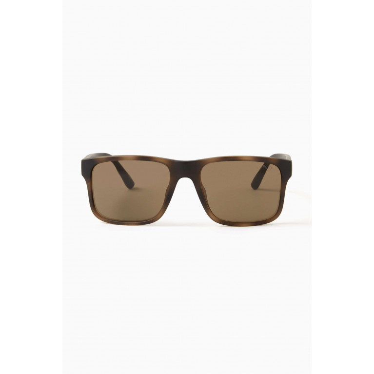 Polo Ralph Lauren - Rectangular Sunglasses in Acetate