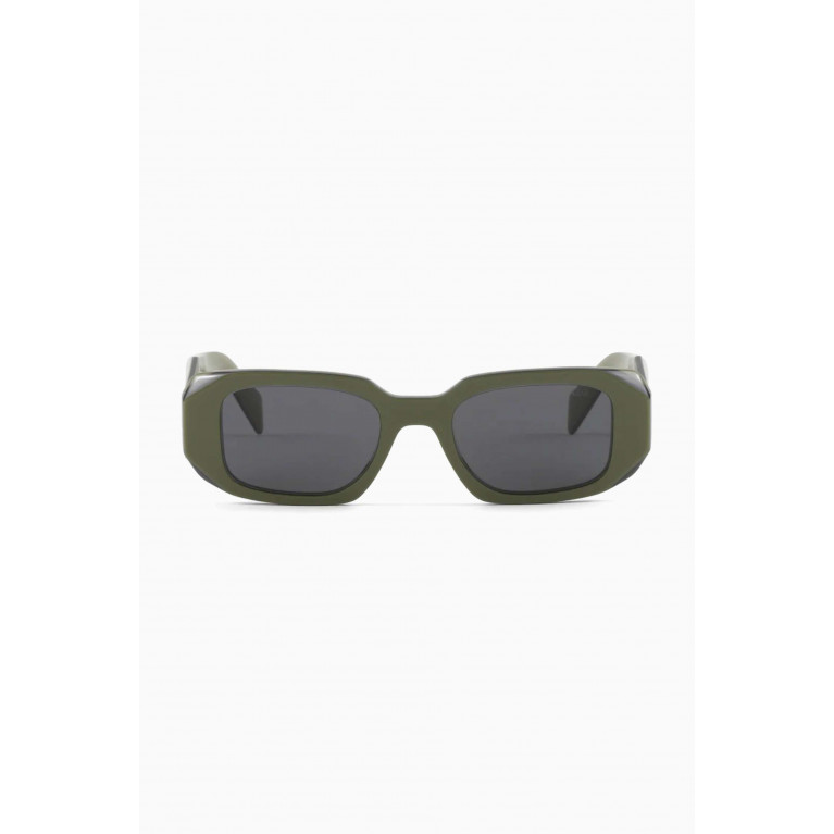 Prada - Rectangle Sunglasses in Acetate
