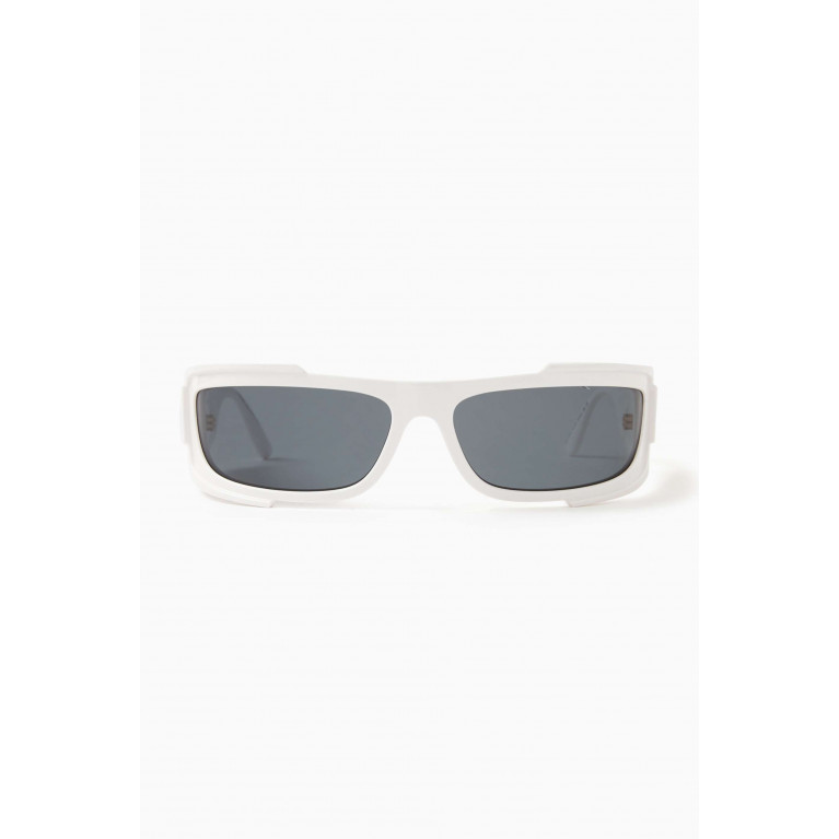 Versace - Rectangular Frame Sunglasses in Acetate