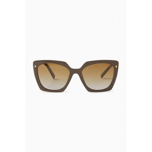 Prada - Loden Square Sunglasses in Acetate