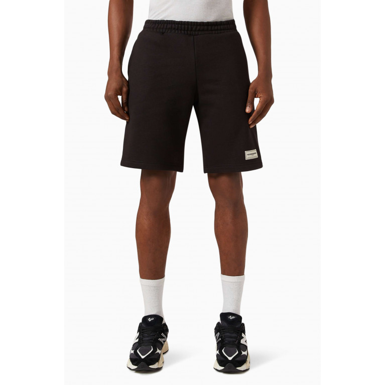 The Giving Movement - Lounge Shorts in Organic Cotton-blend Black