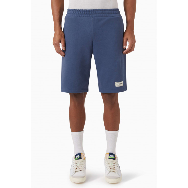 The Giving Movement - Lounge Shorts in Organic Cotton-blend Blue