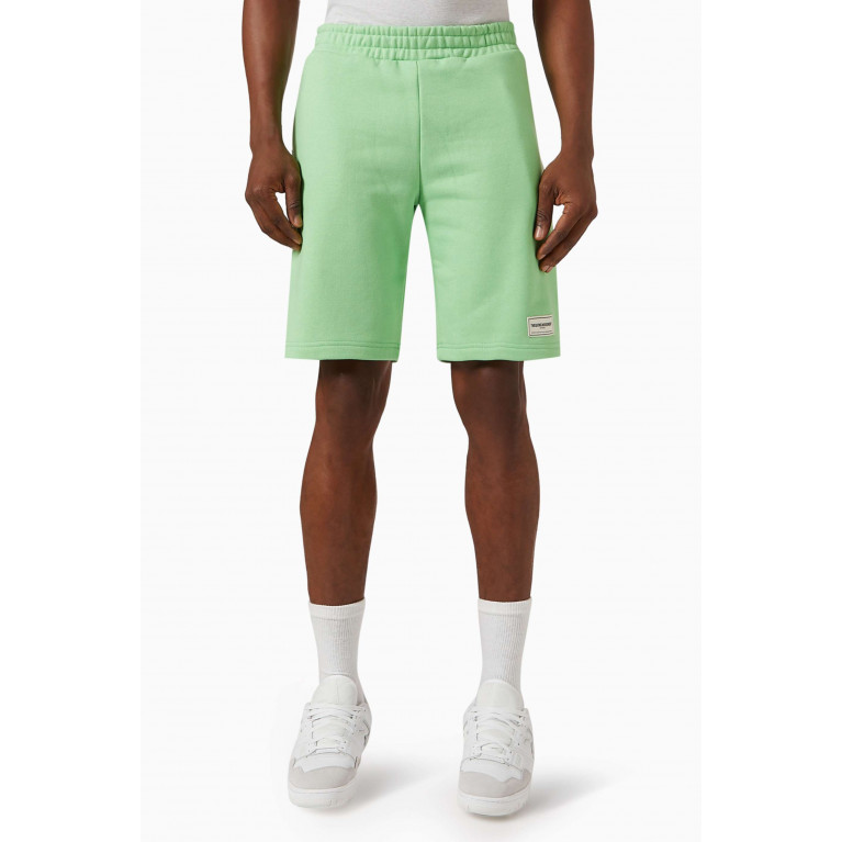 The Giving Movement - Lounge Shorts in Organic Cotton-blend Green
