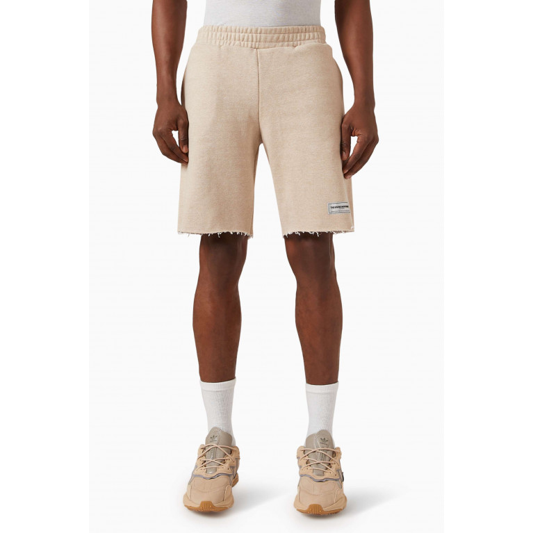 The Giving Movement - Washed Roll-edge Shorts in Organic Cotton Neutral