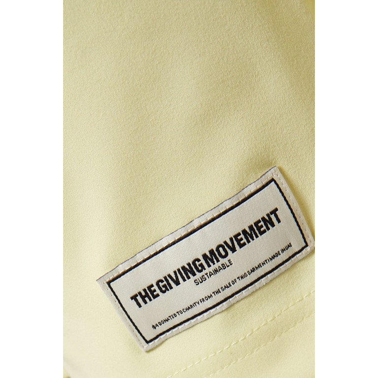 The Giving Movement - Single-layer Shorts in Light Softskin100© Yellow