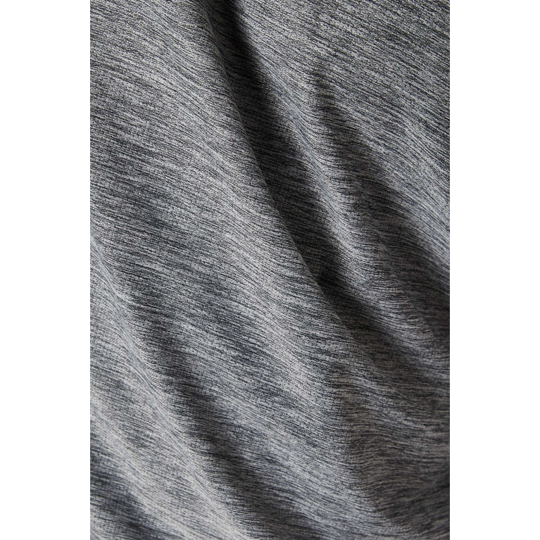 The Giving Movement - High-neck Long Sleeved Logo T-shirt in MVMT100© Grey