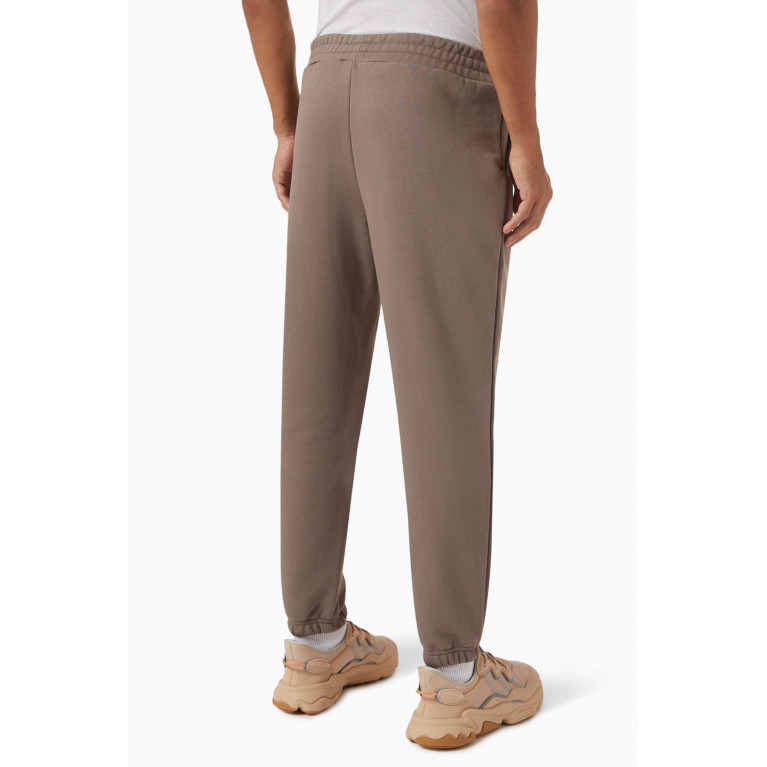 The Giving Movement - Logo Sweatpants in Organic Cotton-blend Brown