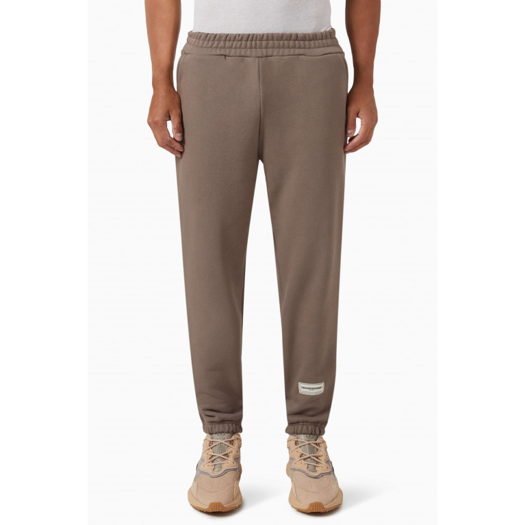 The Giving Movement - Logo Sweatpants in Organic Cotton-blend Brown