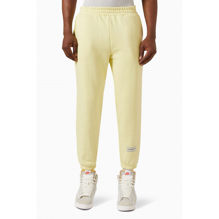 The Giving Movement - Logo Sweatpants in Organic Cotton-blend Yellow