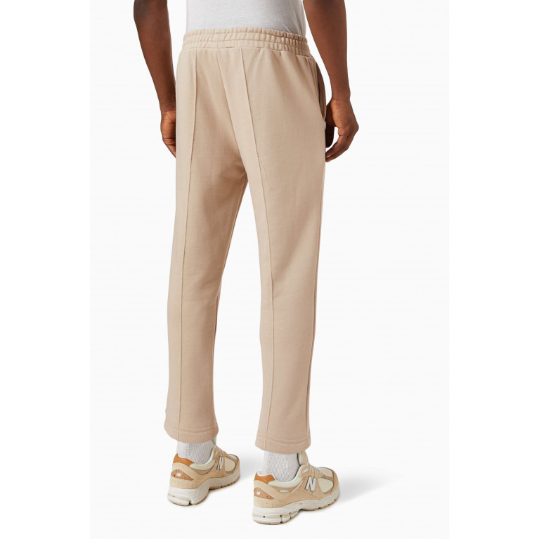 The Giving Movement - Logo Tapered Sweatpants in Organic Cotton-blend Neutral