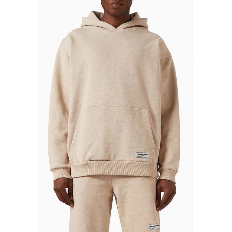 The Giving Movement - Oversized Washed Hoodie in Organic Cotton Neutral