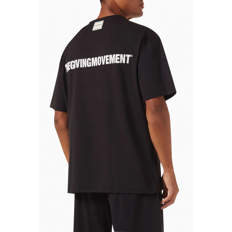 The Giving Movement - Oversized T-shirt in Light Softskin100© Black