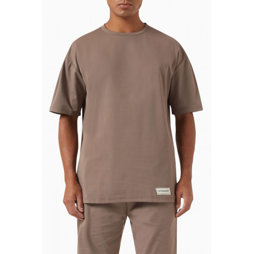 The Giving Movement - Oversized T-shirt in Light Softskin100© Brown