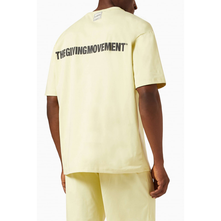 The Giving Movement - Oversized T-shirt in Light Softskin100© Yellow