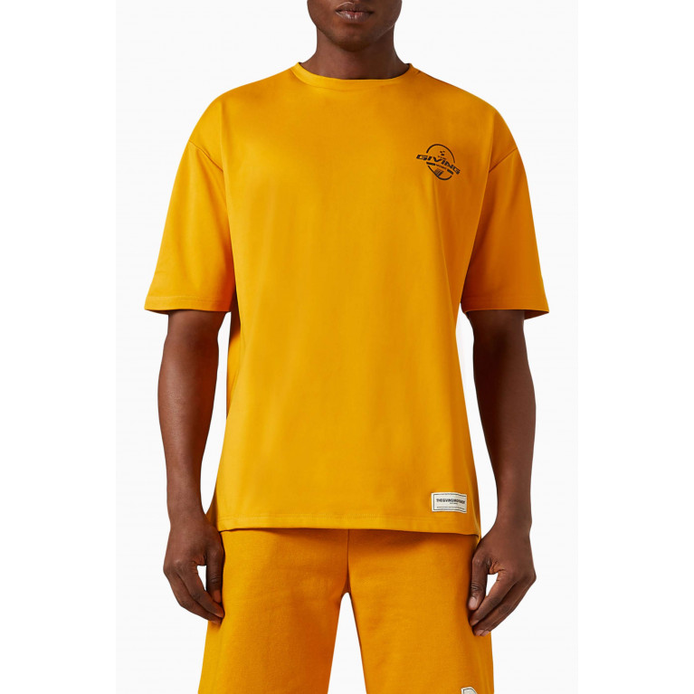 The Giving Movement - Oversized Racer T-shirt in Light Softskin100© Yellow
