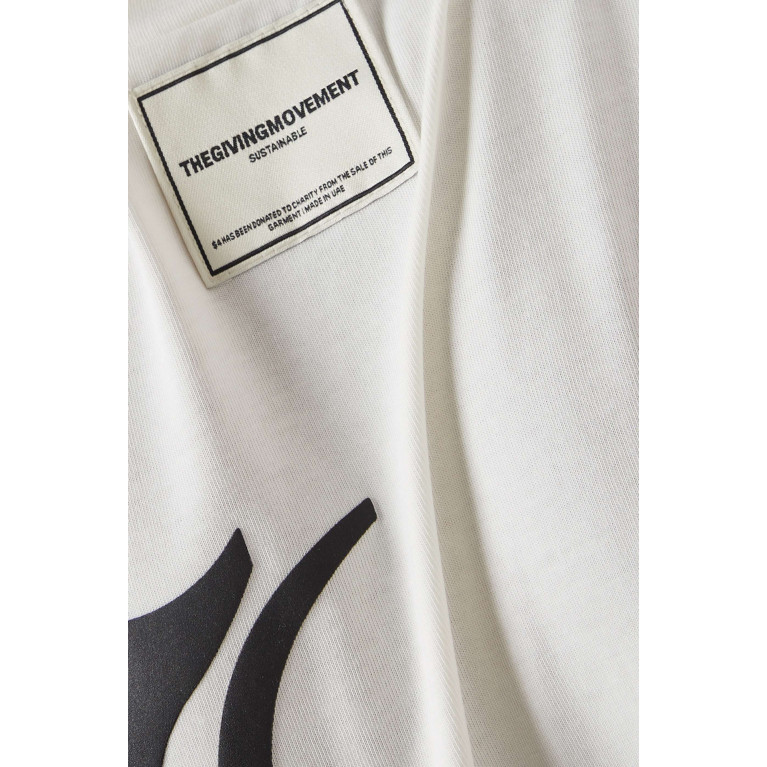 The Giving Movement - Oversized LA T-shirt in Cottonsey100© Neutral