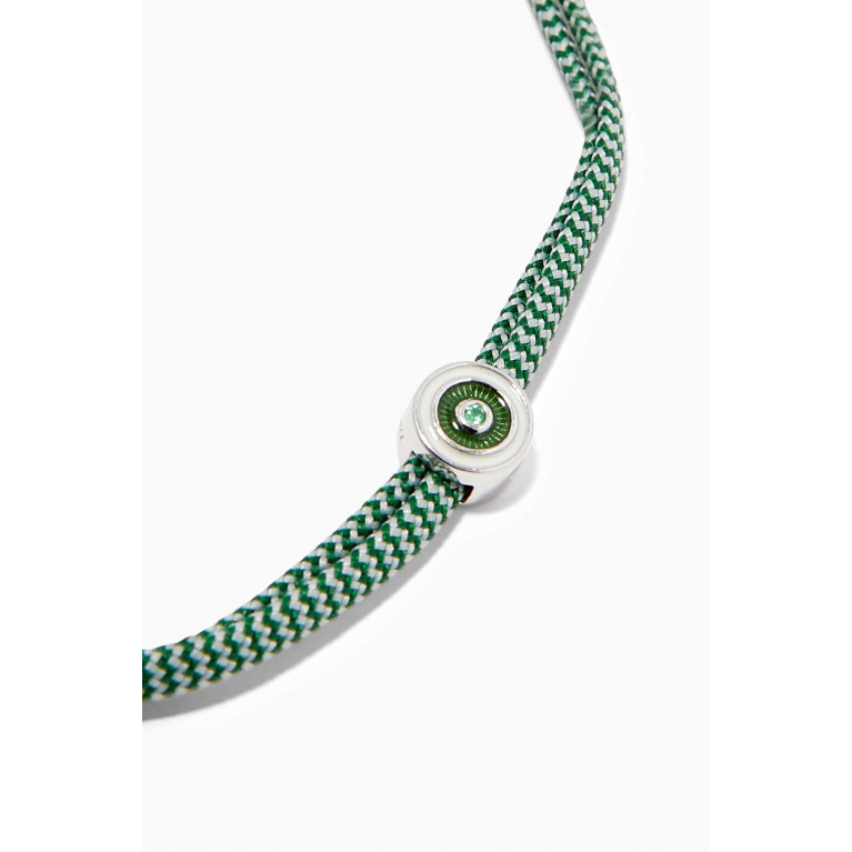 Miansai - Opus Rope Bracelet in Sterling Silver & Nylon