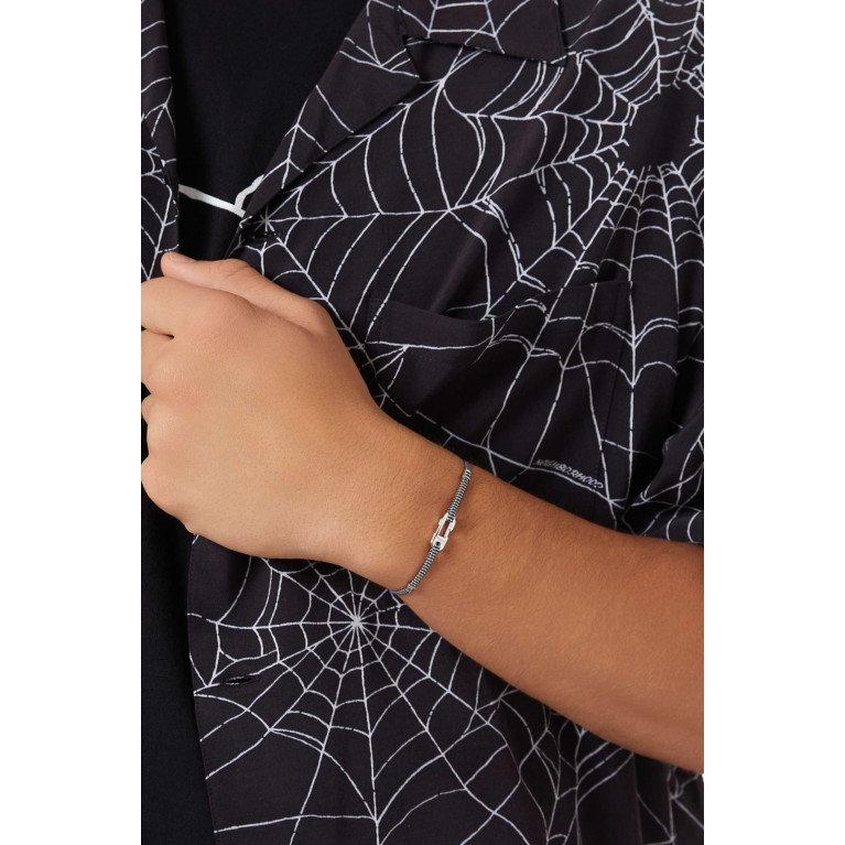 Miansai - Annex Knot Bracelet in Rope & Sterling Silver Black